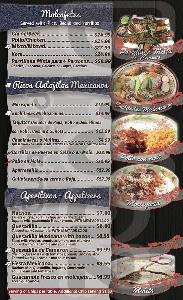 Menu page 4