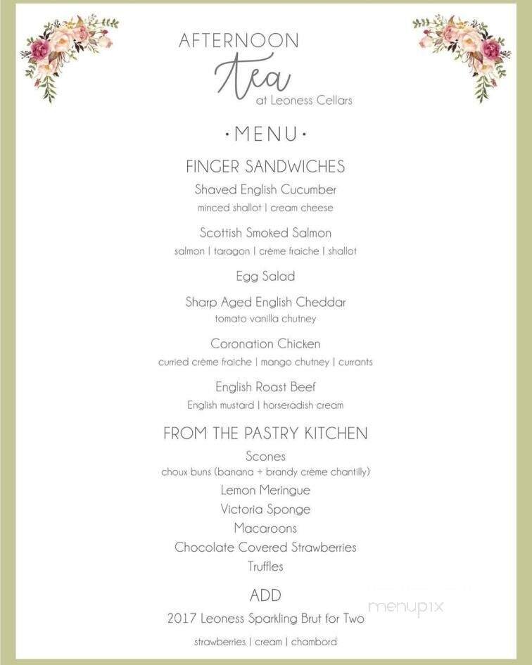Menu page 1