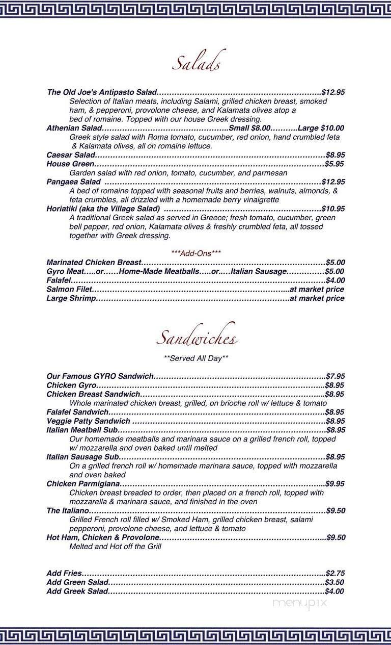 Menu page 3