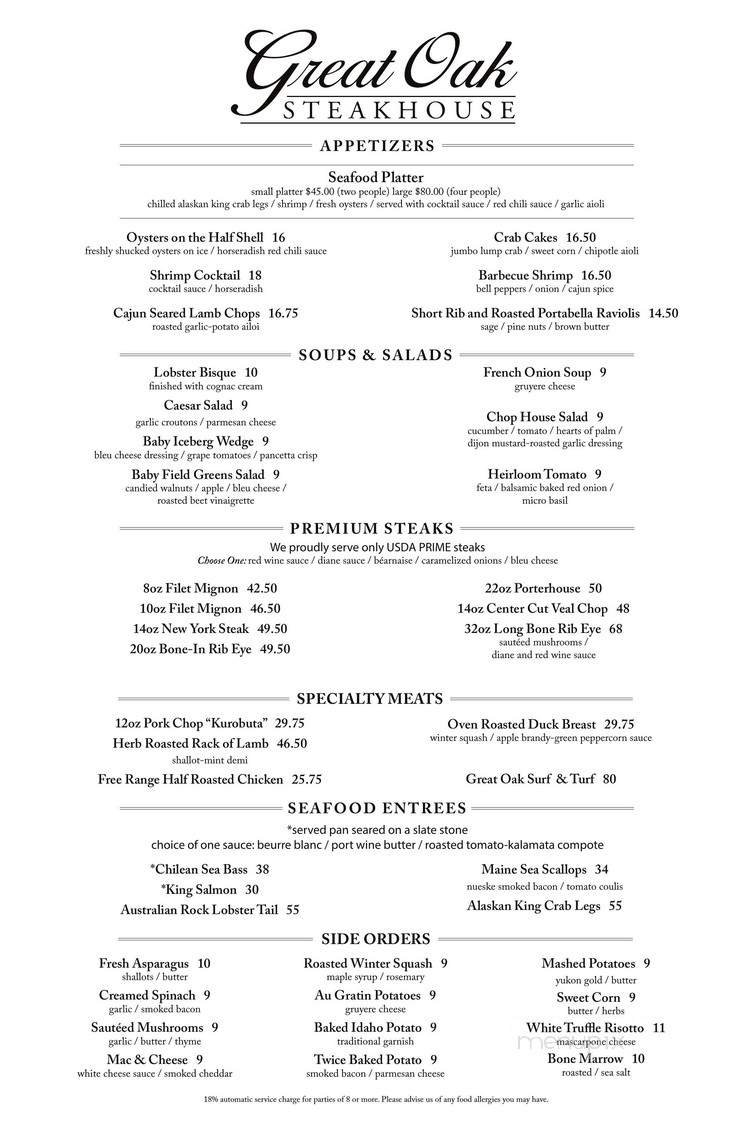 Menu page 1