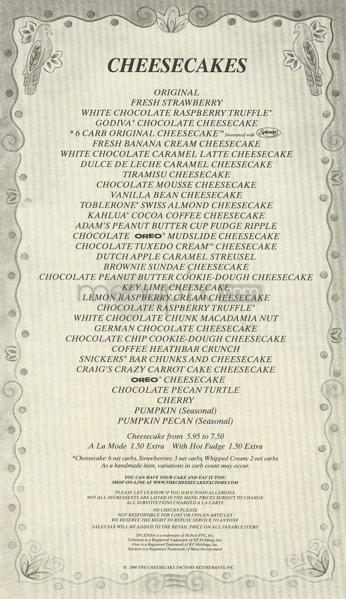 Menu page 15
