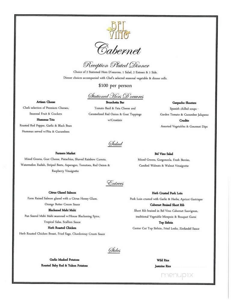 Menu page 2