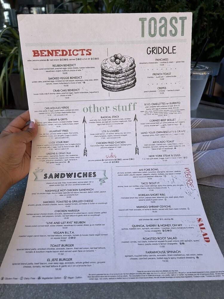 Menu page 1