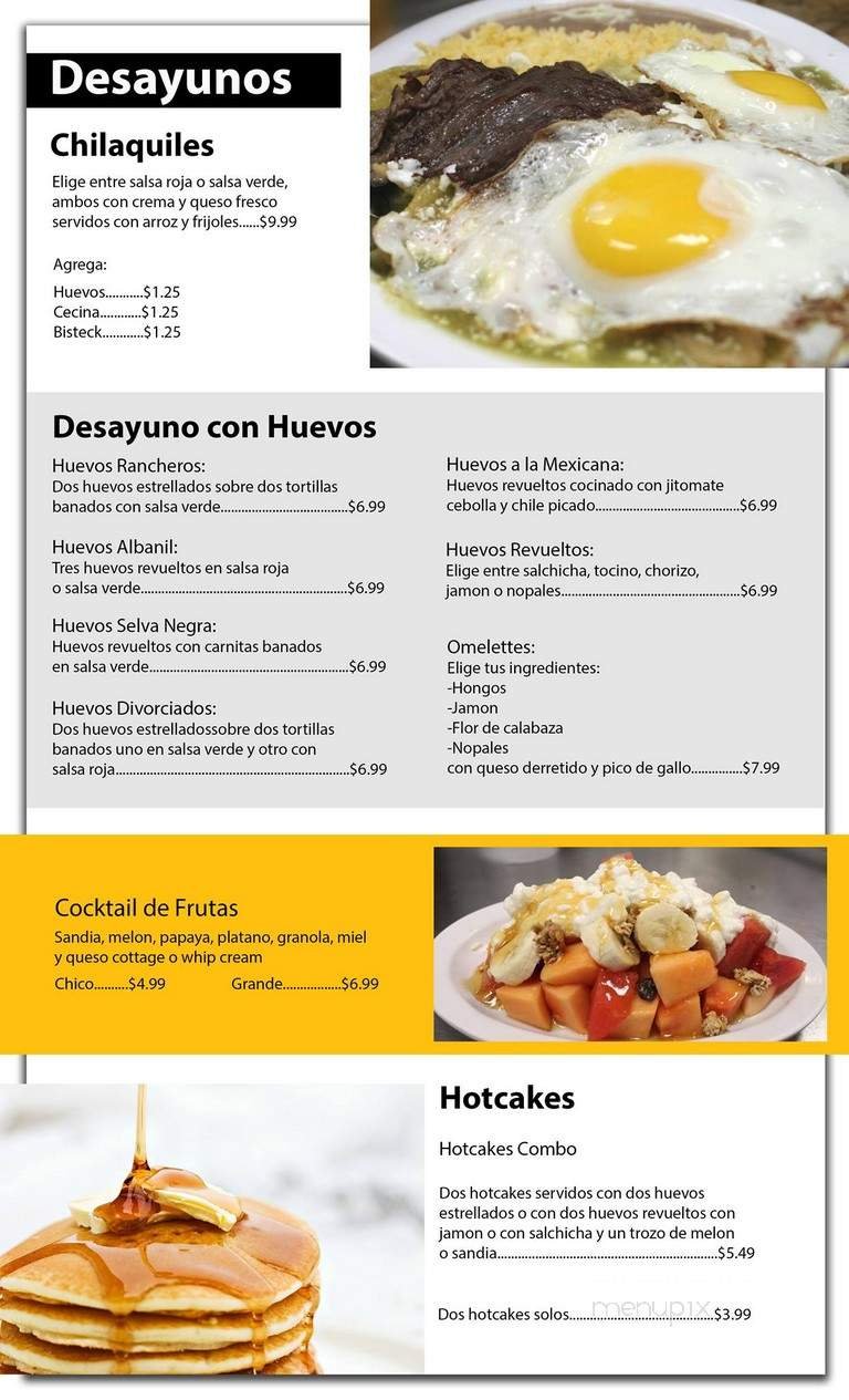 Menu page 2