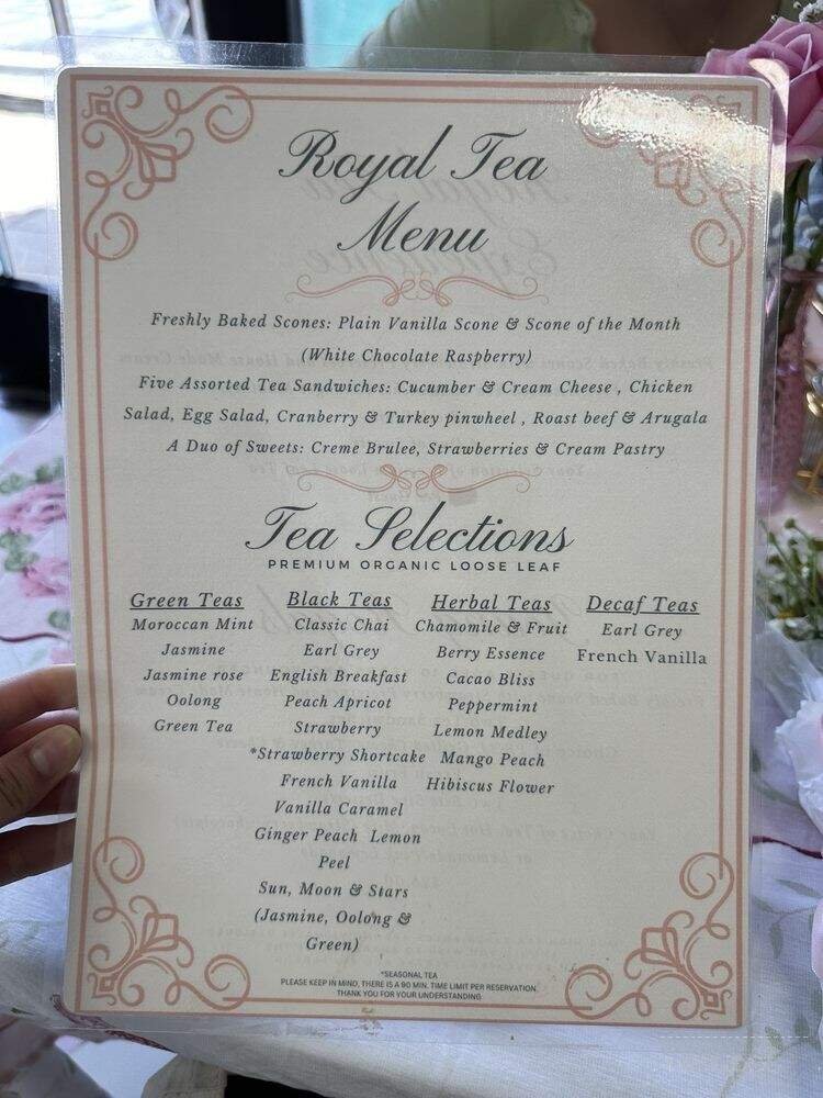 Menu page 1