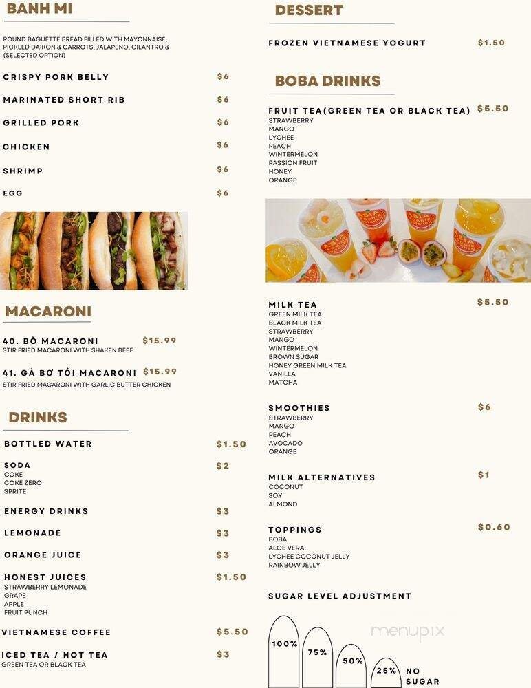 Menu page 3