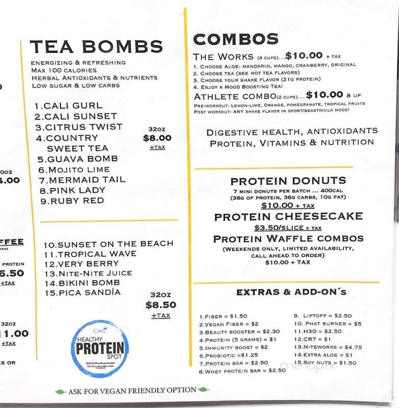 Menu page 2
