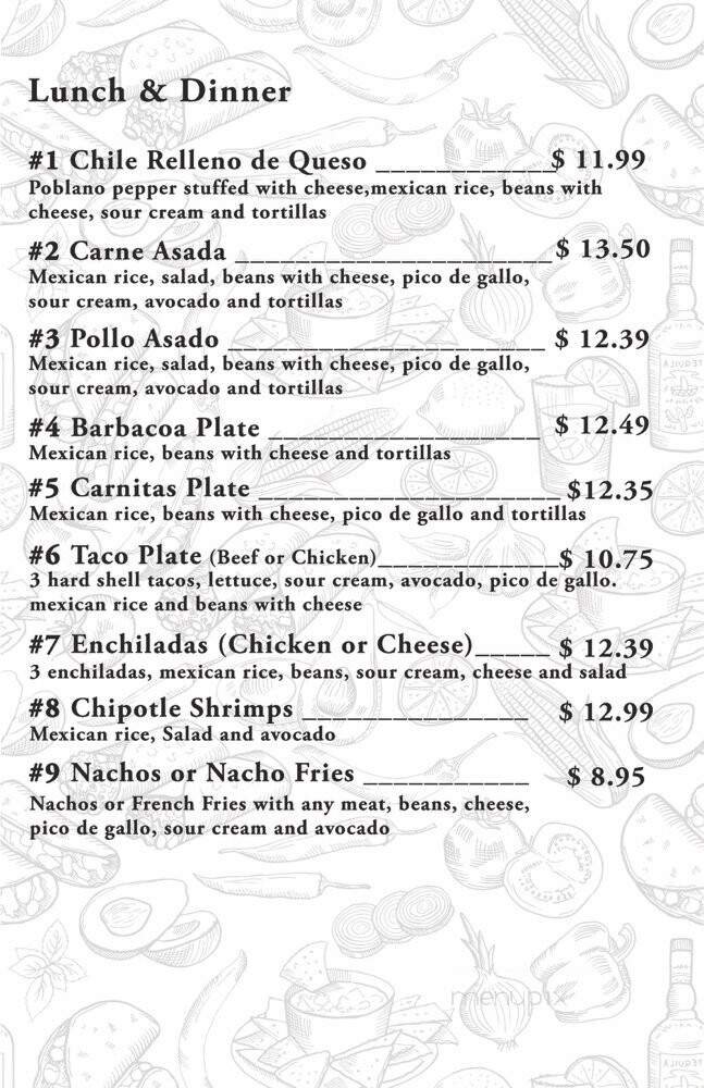 Menu page 5