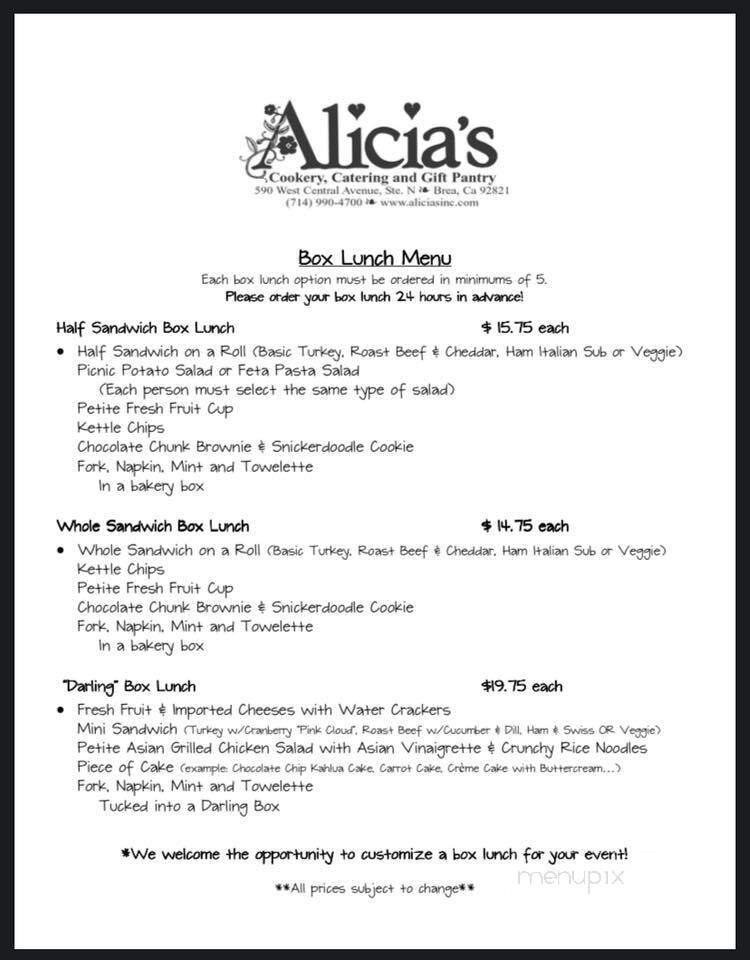 Menu page 3