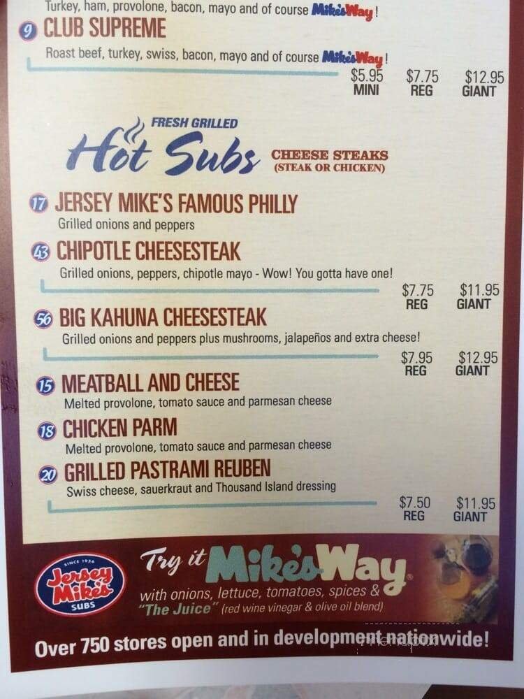 Menu page 2