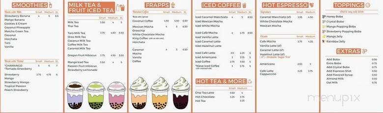 Menu page 1