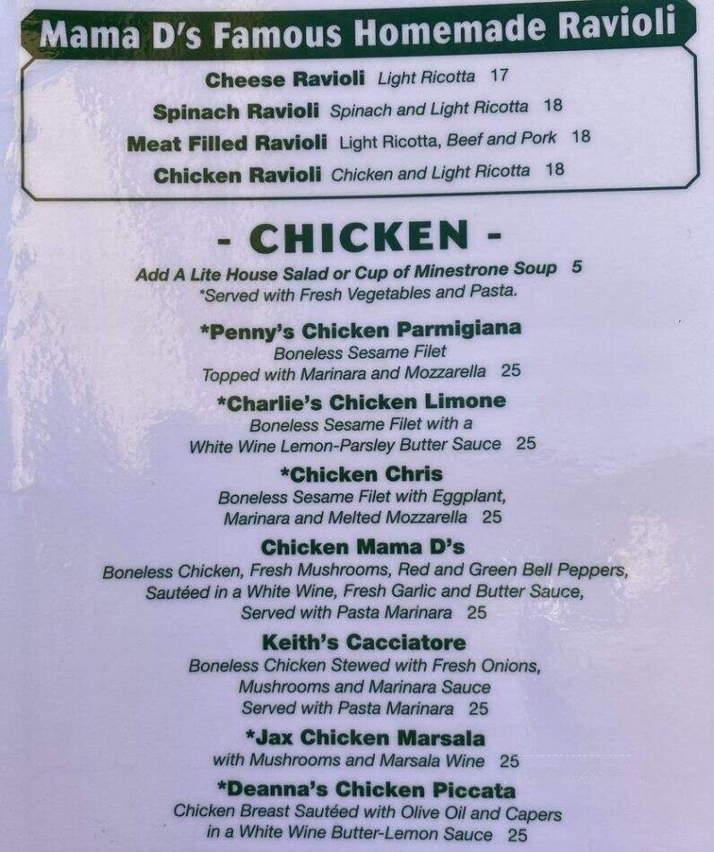 Menu page 4