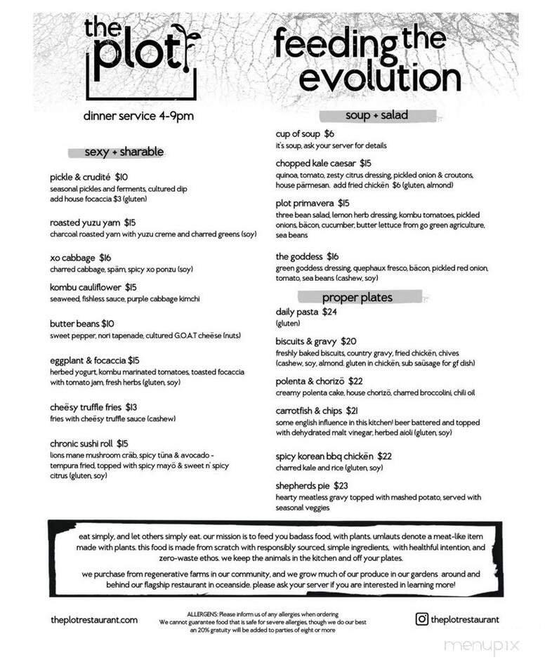 Menu page 2