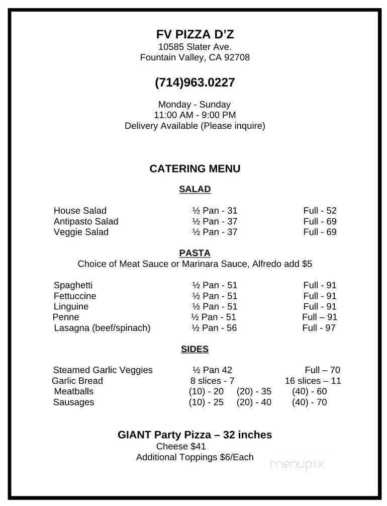 Menu page 5