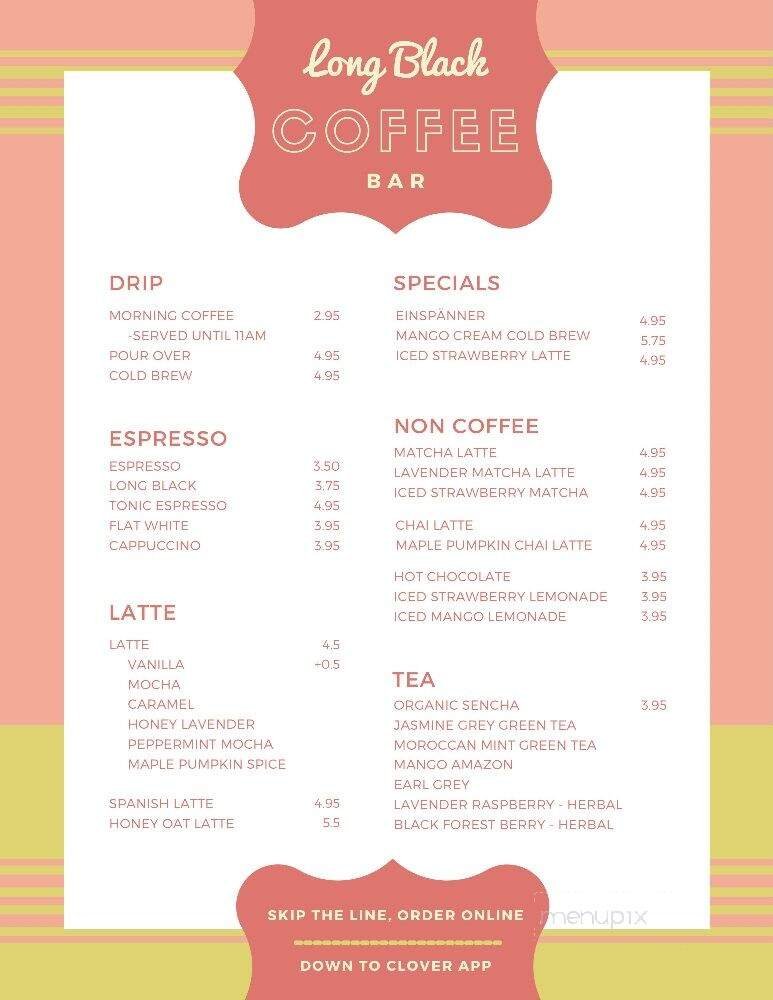 Menu page 1