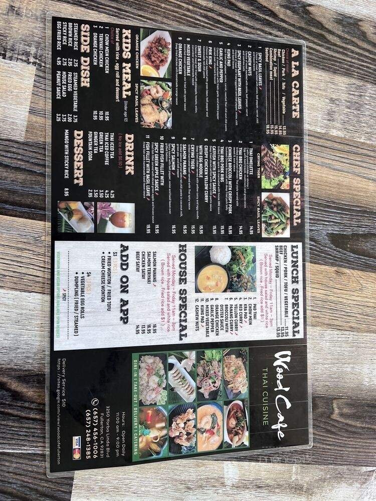 Menu page 1