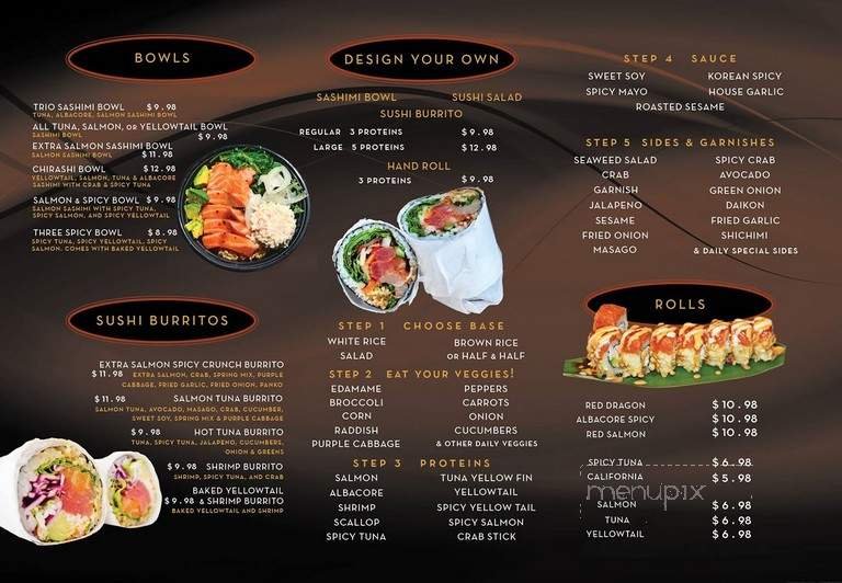 Menu page 1