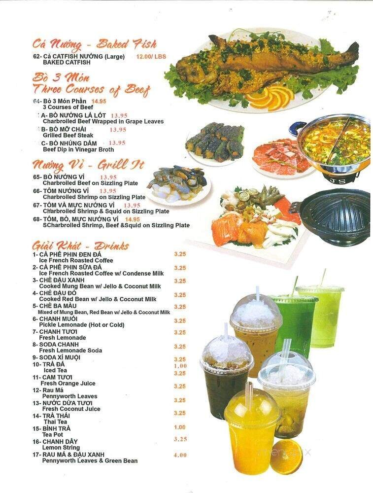 Menu page 2