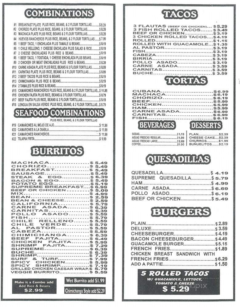 Menu page 4