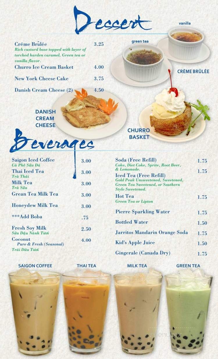 Menu page 8