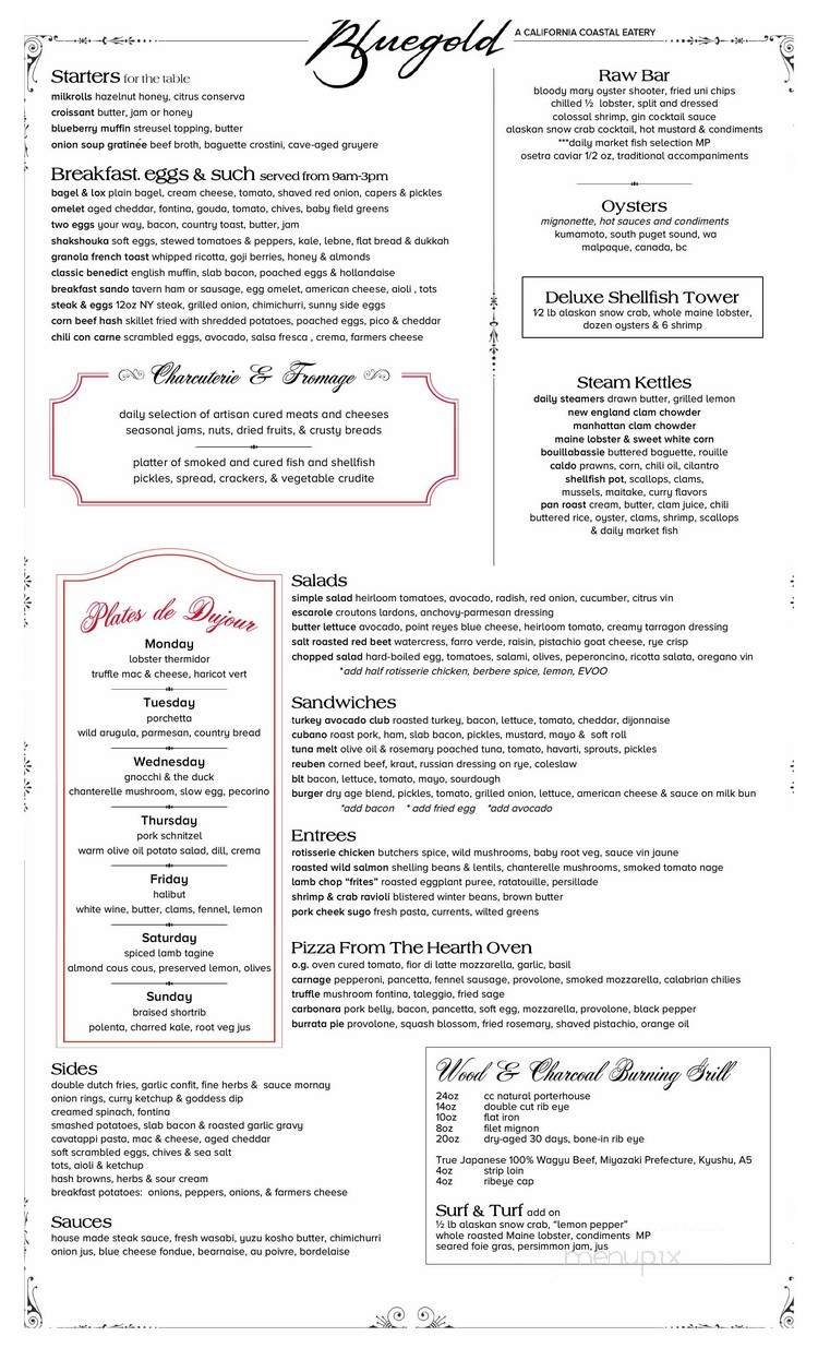 Menu page 1