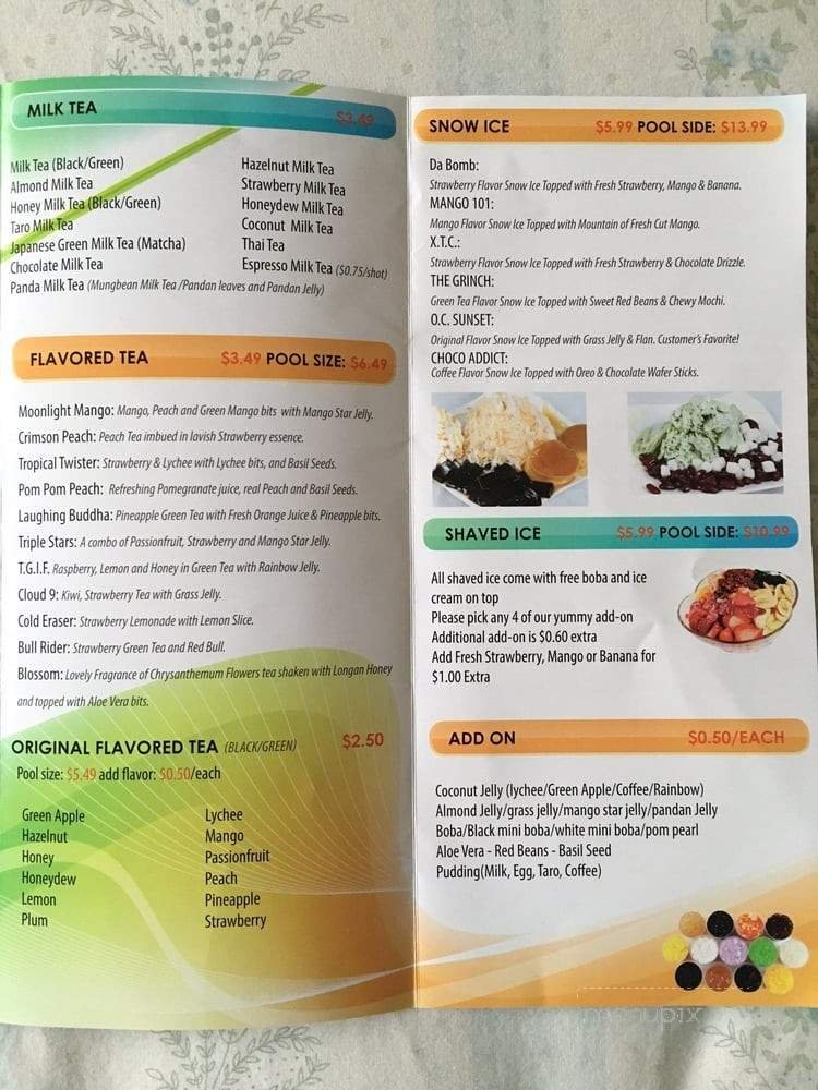 Menu page 2