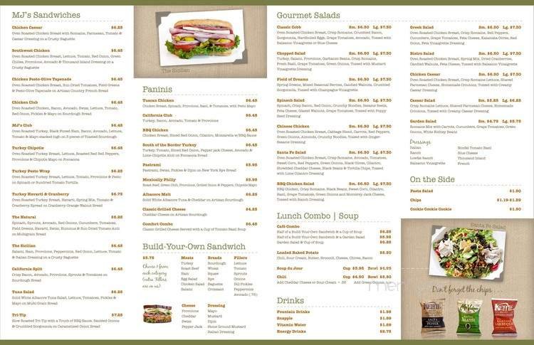 Menu page 2