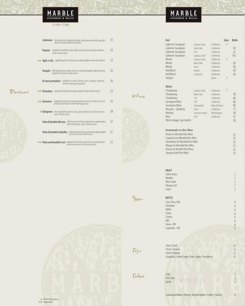 Menu page 2