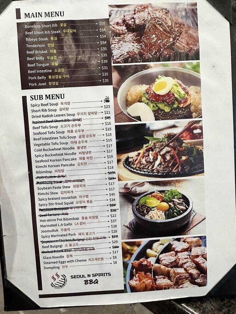 Menu page 2