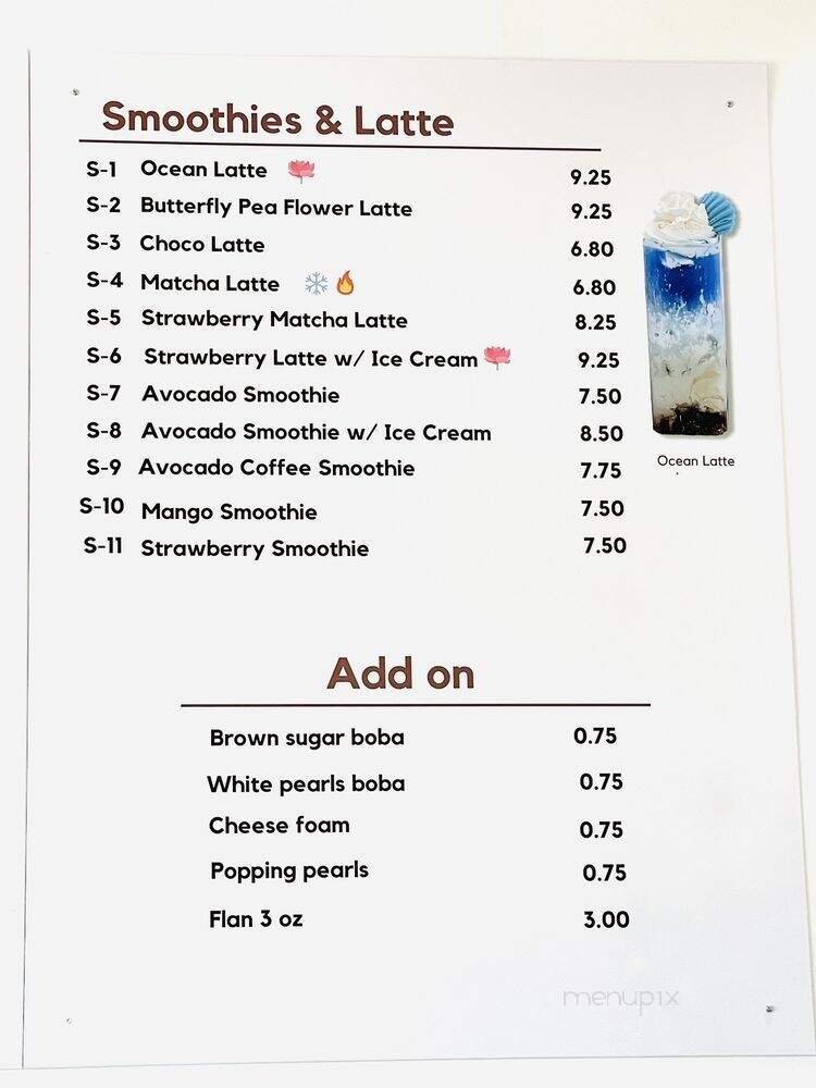 Menu page 2