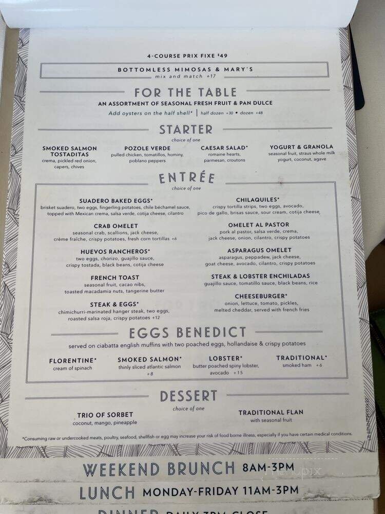 Menu page 1