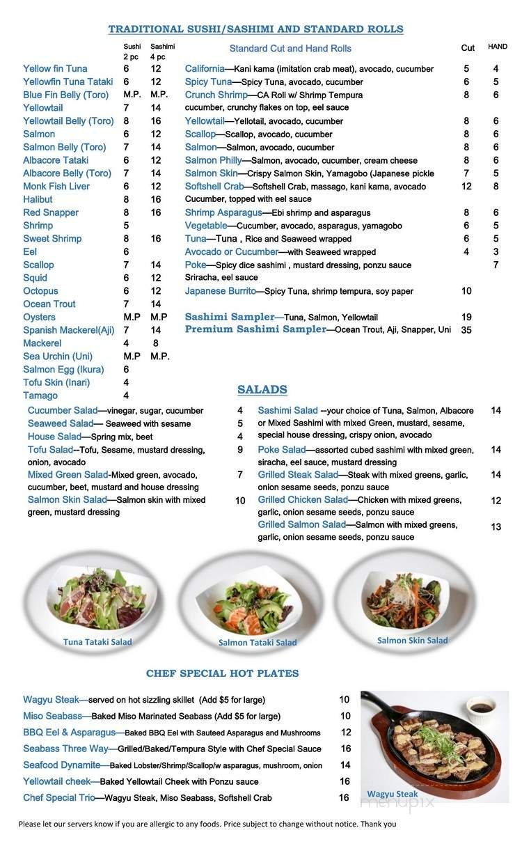 Menu page 3