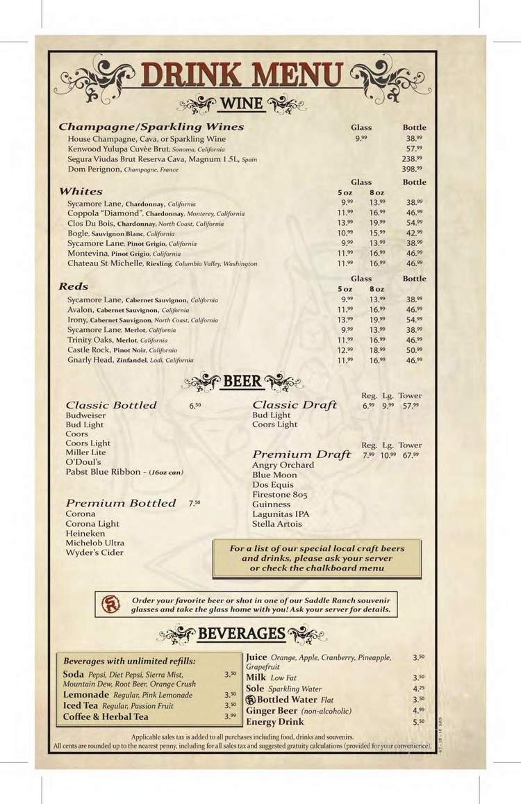 Menu page 2