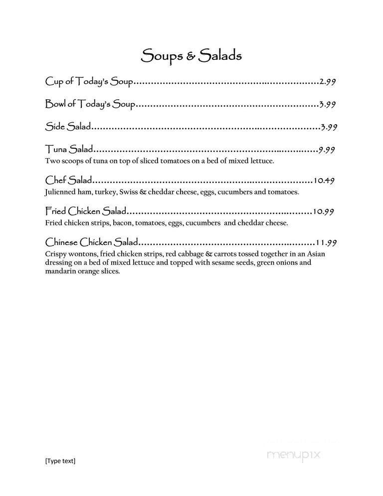 Menu page 5