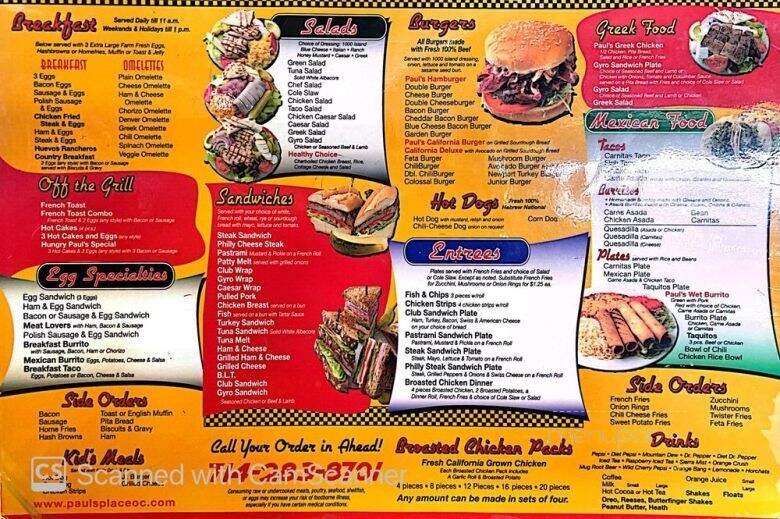 Menu page 2