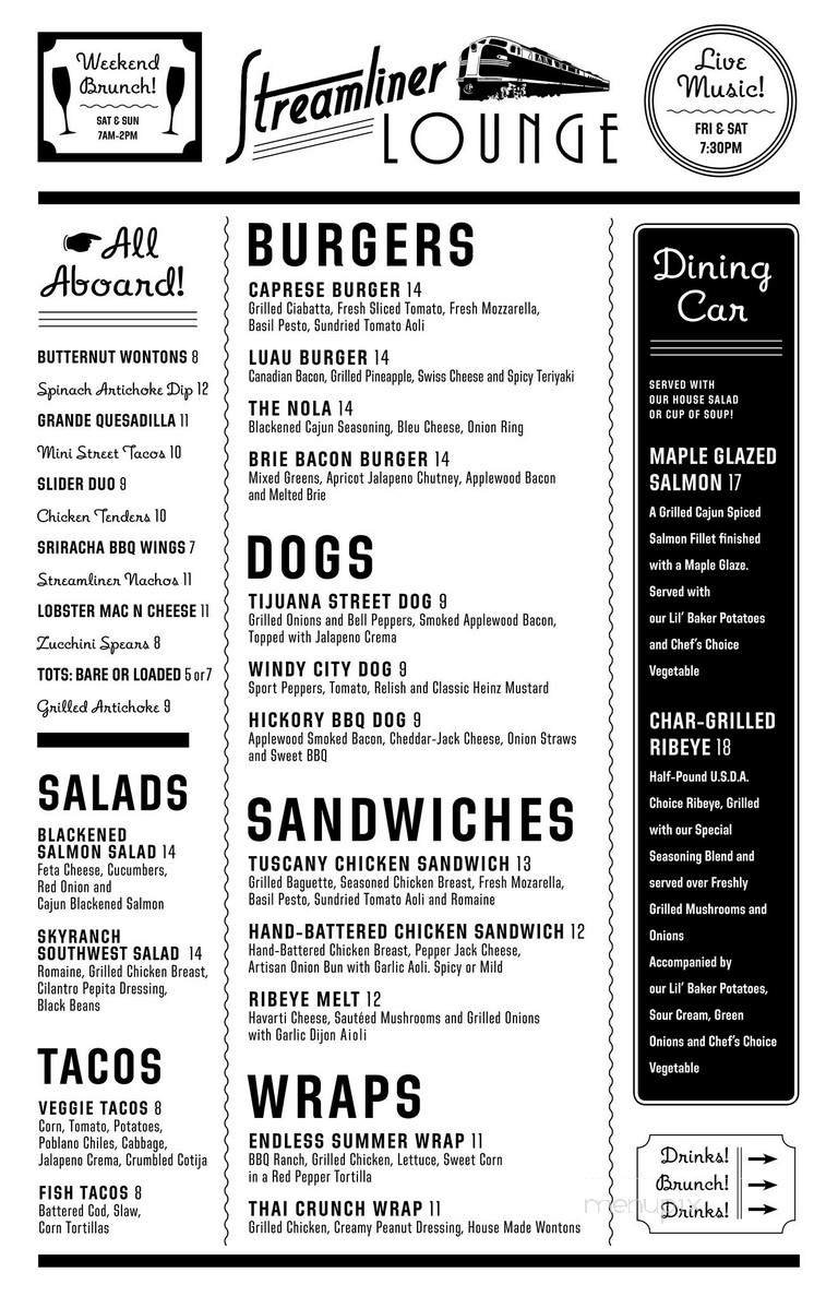 Menu page 1