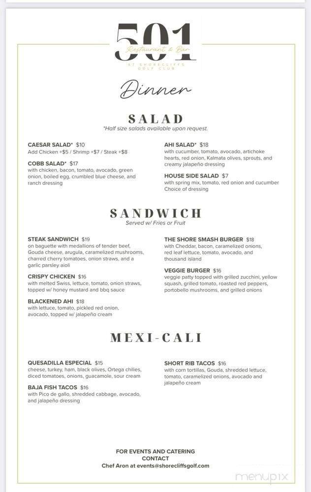 Menu page 2
