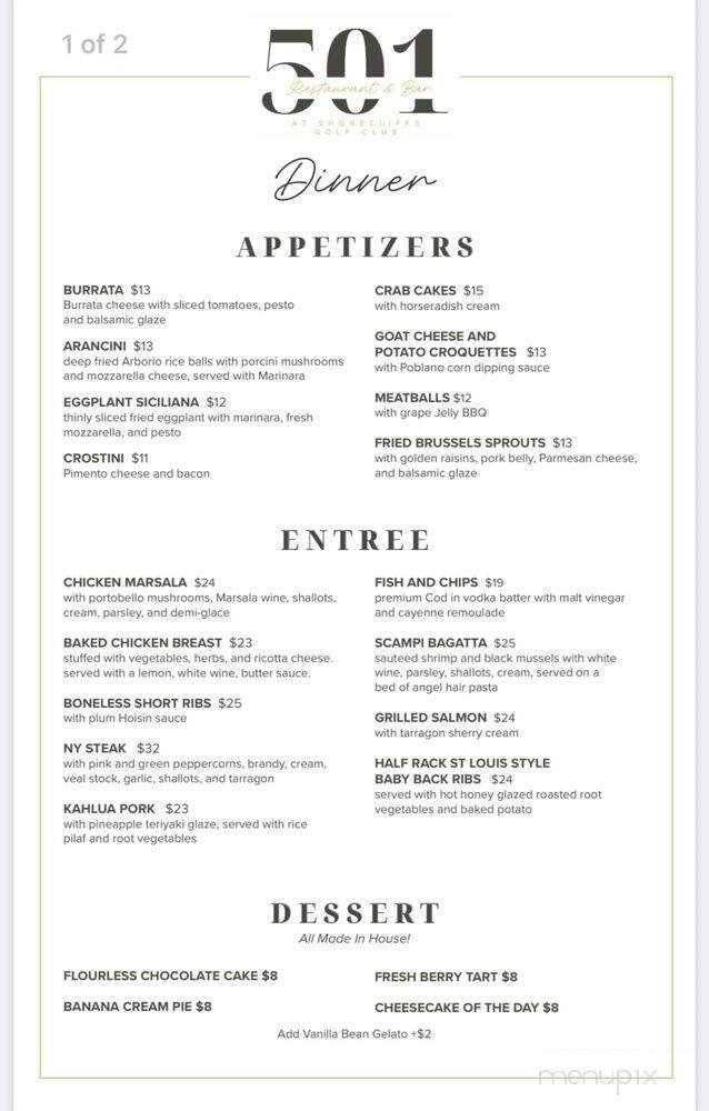 Menu page 3