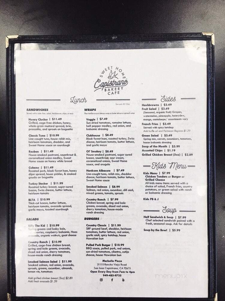 Menu page 2