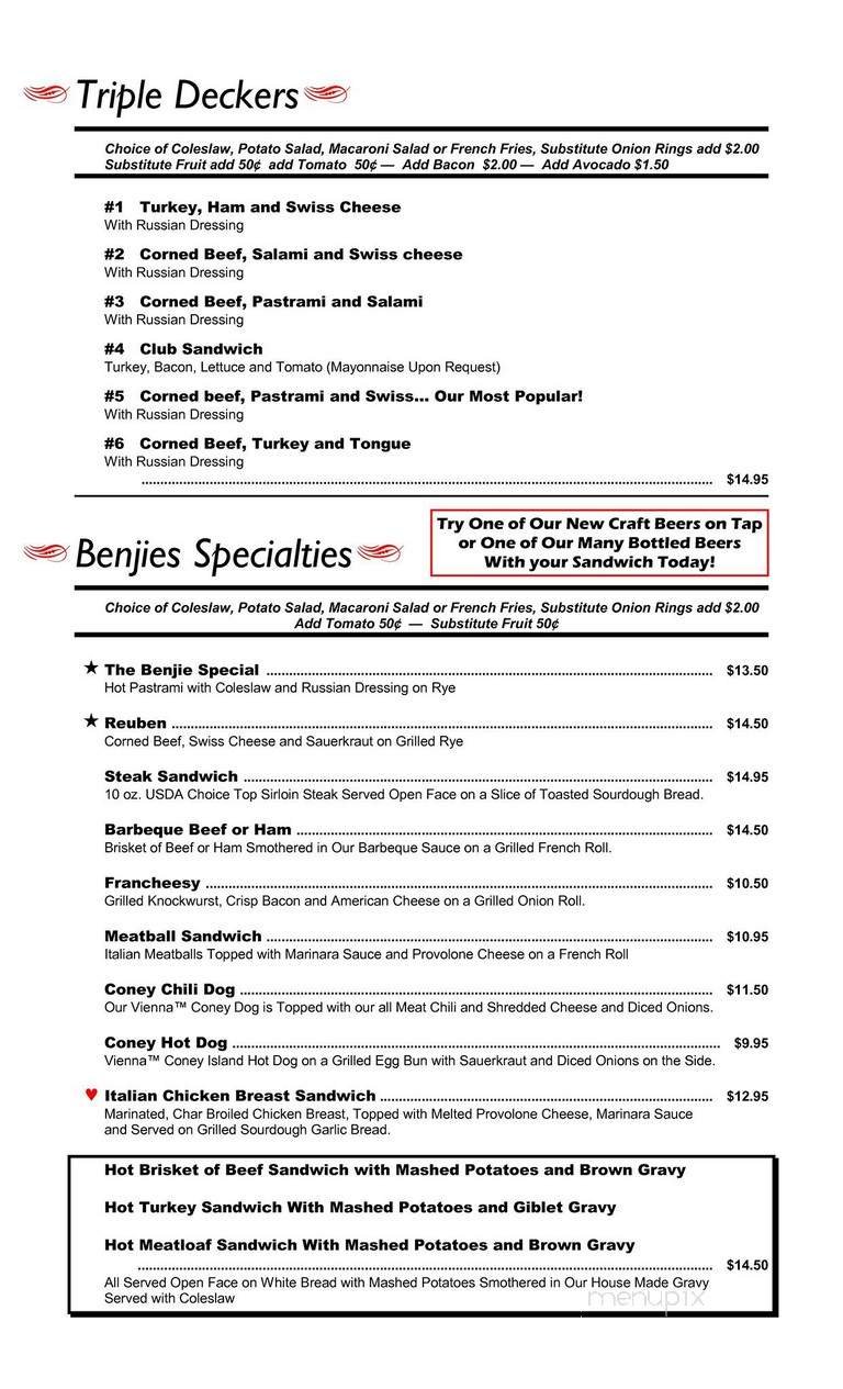 Menu page 2