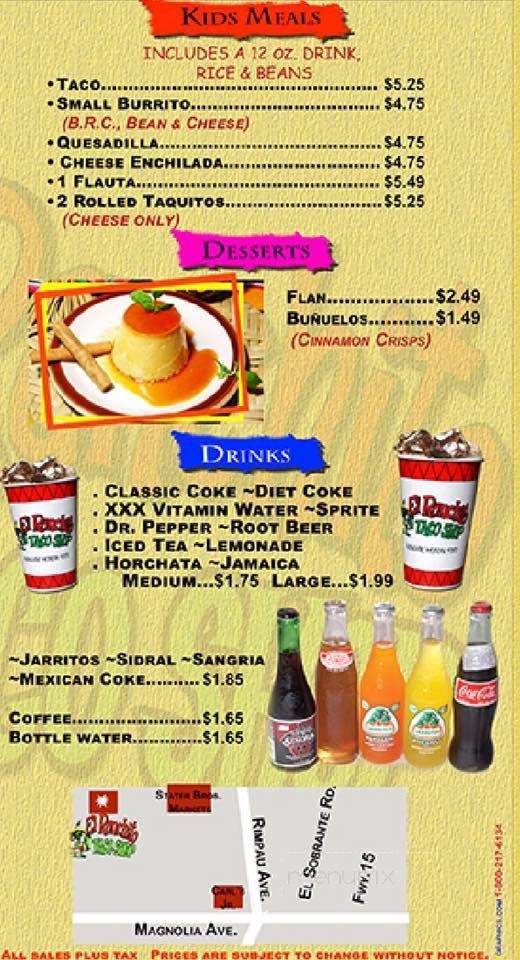 Menu page 2