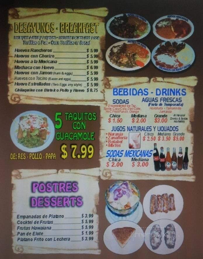 Menu page 2