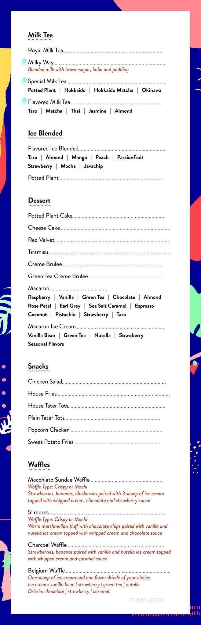 Menu page 2