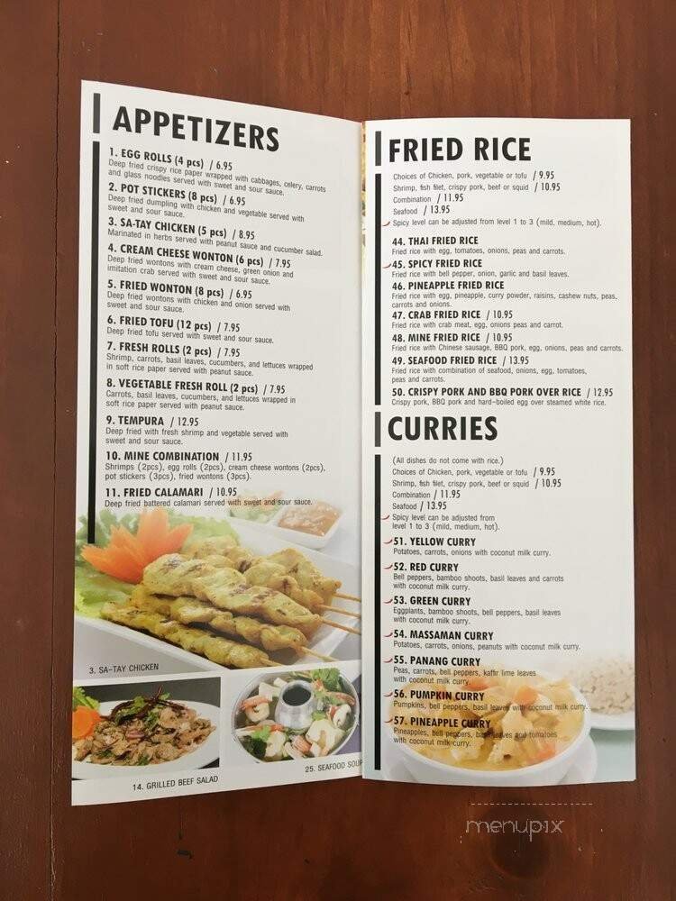 Menu page 1