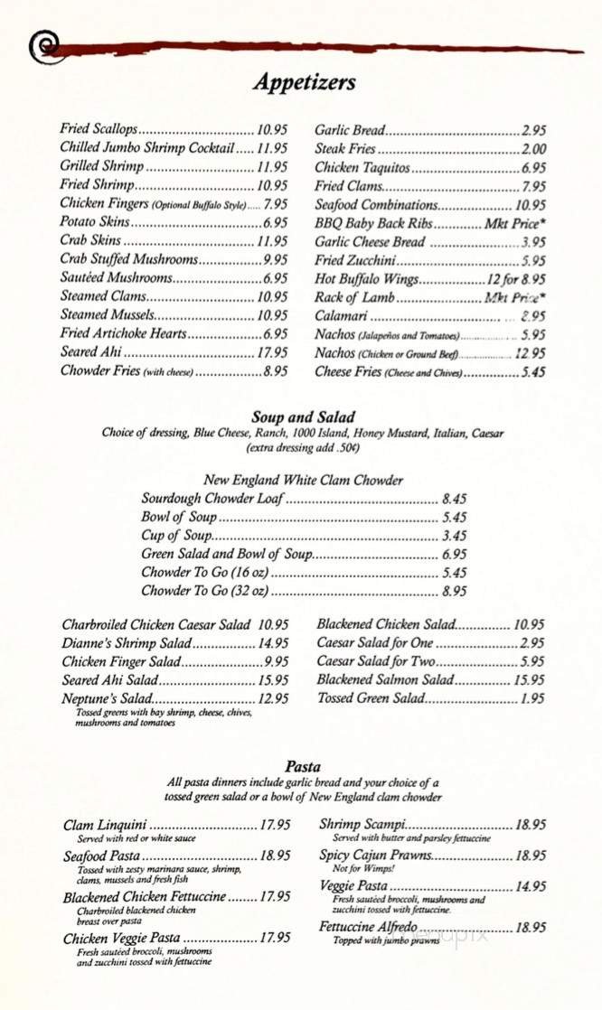 Menu page 1