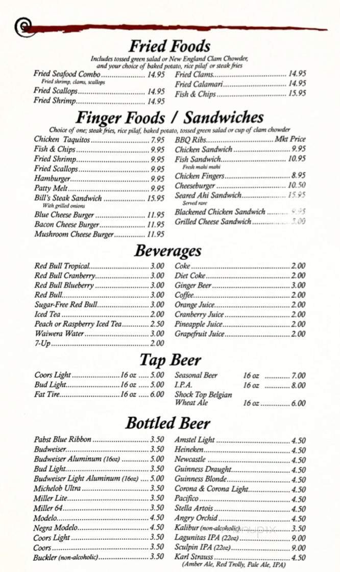 Menu page 2
