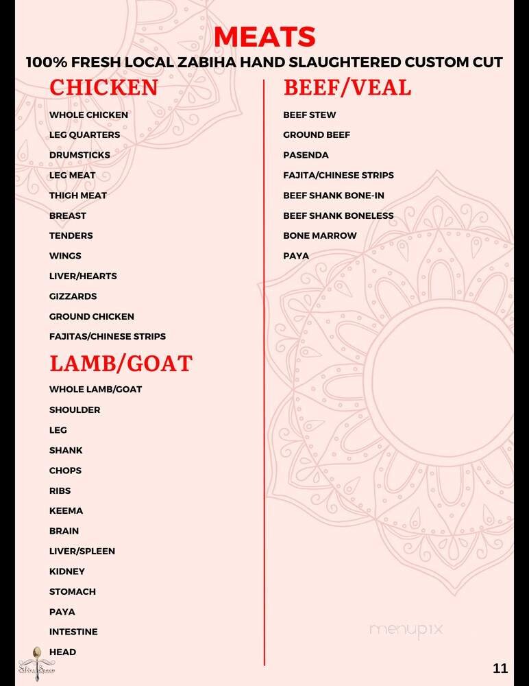 Menu page 2