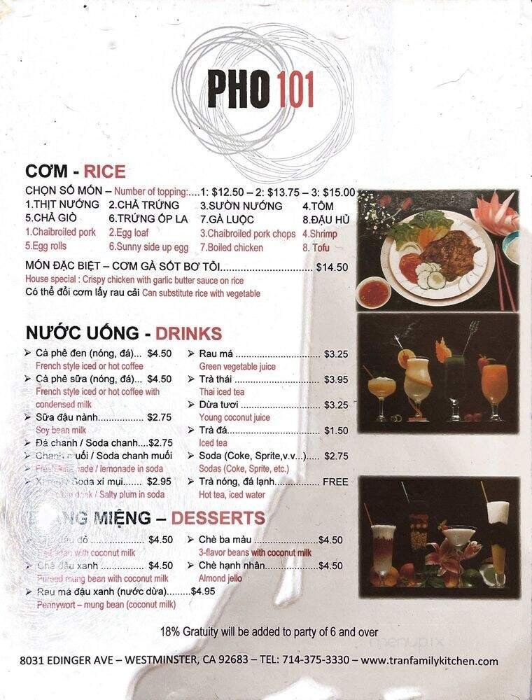 Menu page 2