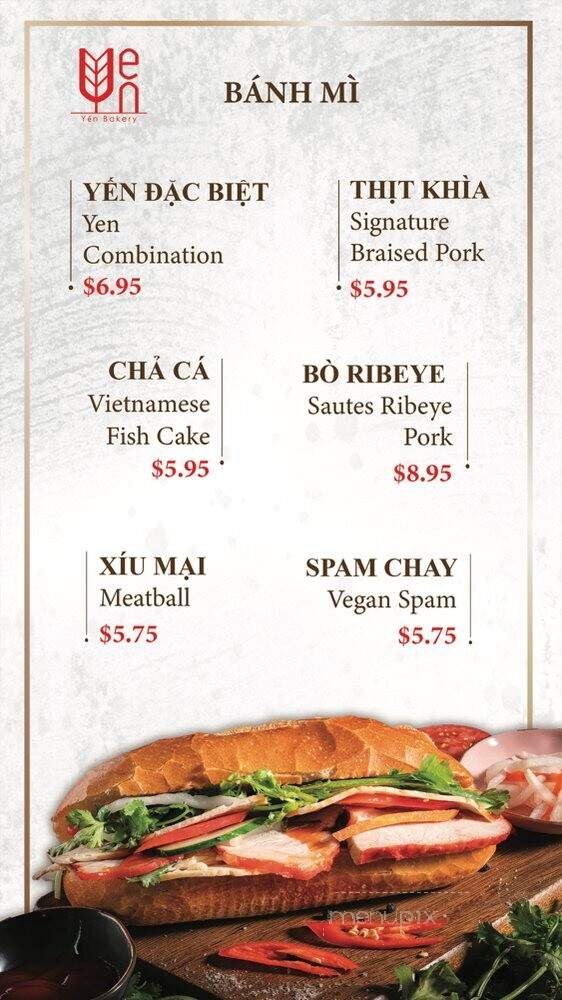 Menu page 1