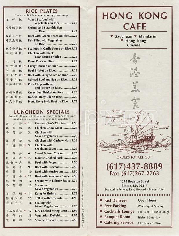Menu page 1